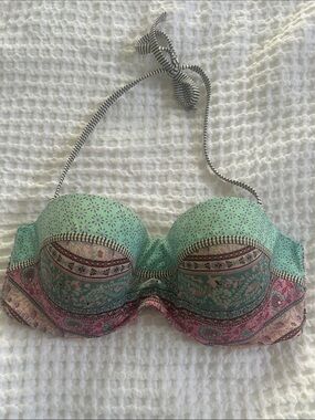 Shade & Shore from Target Bikini Swim Top Sz 36D Removable Straps Underwire
